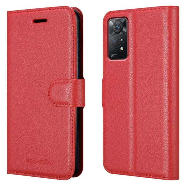 Xiaomi RedMi NOTE 11 PRO 4G / 5G Suojakotelo Lompakkokotelo Matkapuhelinkotelo Suojakuori jossa magneettisuljenta, jalusta-toiminto ja korttitasku