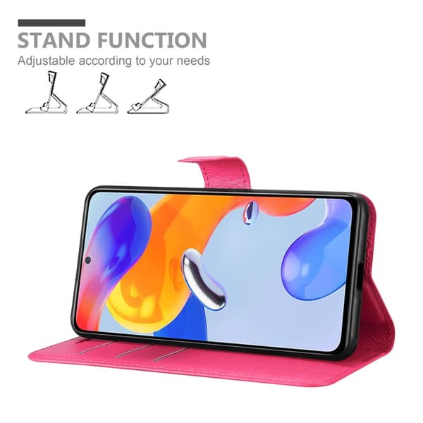 Xiaomi RedMi NOTE 11 PRO 4G / 5G Plånboksfodral Fodral Skal Case med magnetisk stängning, ståfunktion och kortplats