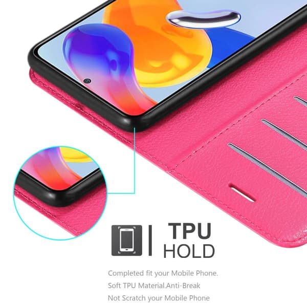 Xiaomi RedMi NOTE 11 PRO 4G / 5G Plånboksfodral Fodral Skal Case med magnetisk stängning, ståfunktion och kortplats