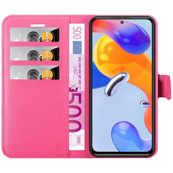 Xiaomi RedMi NOTE 11 PRO 4G / 5G Plånboksfodral Fodral Skal Case med magnetisk stängning, ståfunktion och kortplats