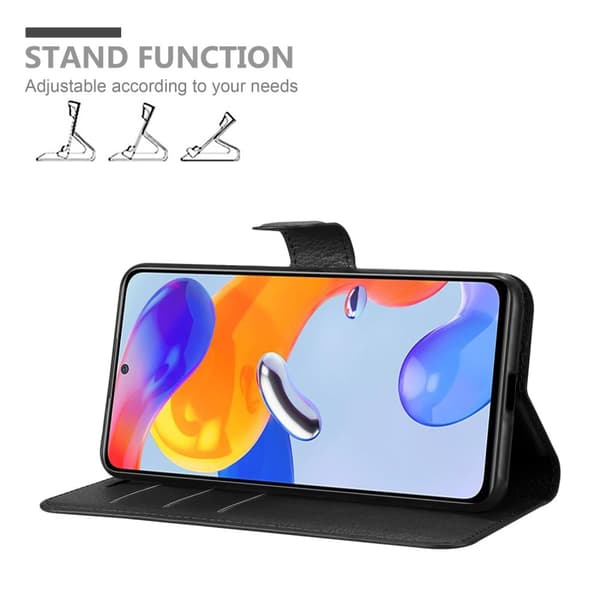 Xiaomi RedMi NOTE 11 PRO 4G / 5G Plånboksfodral Fodral Skal Case med magnetisk stängning, ståfunktion och kortplats