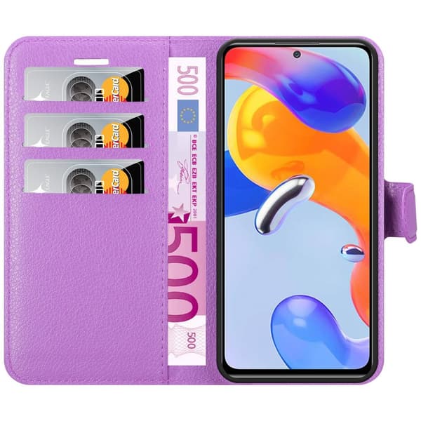 Xiaomi RedMi NOTE 11 PRO 4G / 5G Suojakotelo Lompakkokotelo Matkapuhelinkotelo Suojakuori jossa magneettisuljenta, jalusta-toiminto ja korttitasku