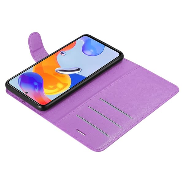 Xiaomi RedMi NOTE 11 PRO 4G / 5G Suojakotelo Lompakkokotelo Matkapuhelinkotelo Suojakuori jossa magneettisuljenta, jalusta-toiminto ja korttitasku