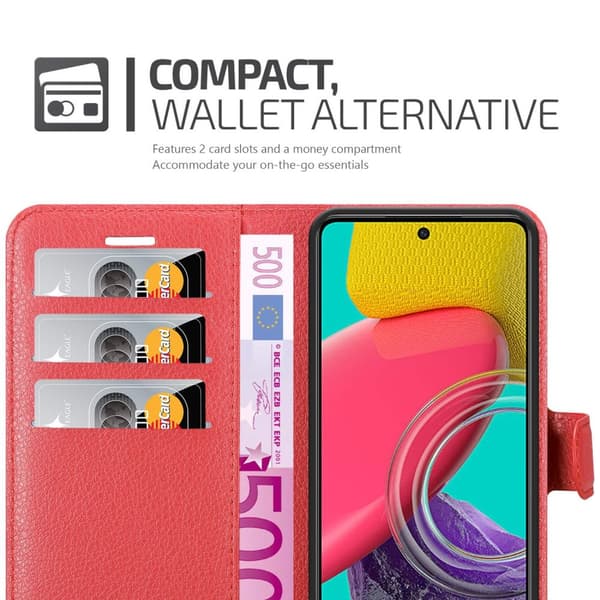 Samsung Galaxy M53 5G Pungetui Cover Case ()