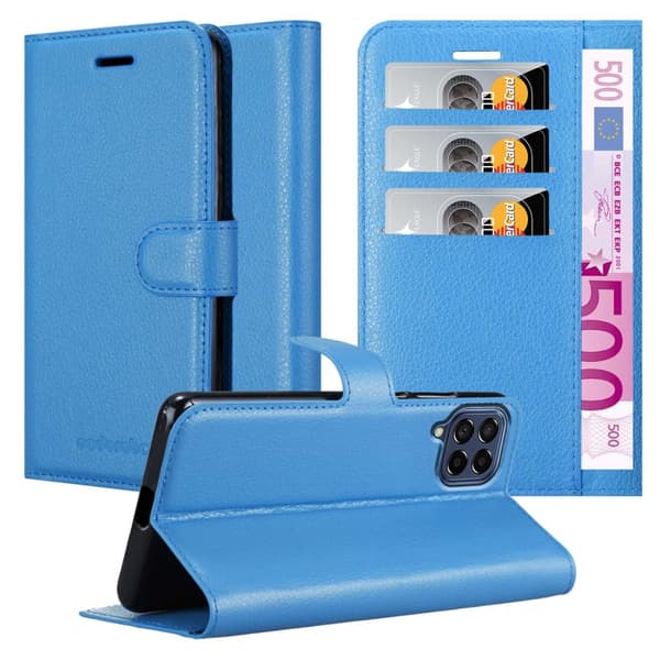 Samsung Galaxy M53 5G Plånboksfodral Fodral Skal Case med magnetisk stängning, ståfunktion och kortplats