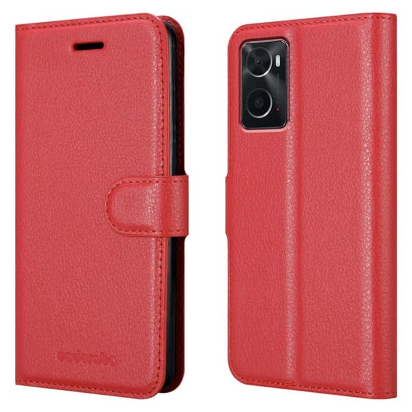 Oppo A36 / A76 / A96 4G / K10 4G / Realme 9i Plånboksfodral Fodral Skal Case med magnetisk stängning, ståfunktion och kortplats