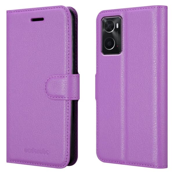 Oppo A36 / A76 / A96 4G / K10 4G / Realme 9i Plånboksfodral Fodral Skal Case med magnetisk stängning, ståfunktion och kortplats