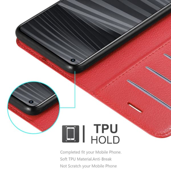 Deksel til Realme GT 2 / GT Neo 2 / GT Neo 3T Lommebokdeksel med magnetisk lukking, stativfunksjon og kortlomme