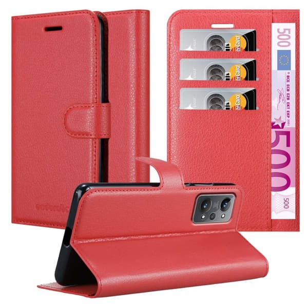 Realme GT 2 / GT Neo 2 / GT Neo 3T Pungetui Cover Case () CARMINA RØD