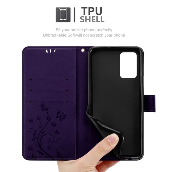 Realme 8 5G / V13 / Q3 / Q3i / Narzo 30 5G Pungetui Cover Blomster ()
