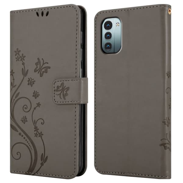 Nokia G11 / G21 Skal Fodral i blomdesign Mobilskydd Case Cover med magnetisk stängning, ståfunktion och kortplatser