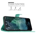 Miniatyrbild 3 av 7: Nokia G11 / G21 Skal Fodral i blomdesign Mobilskydd Case Cover med magnetisk stängning, ståfunktion och kortplatser