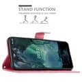 Miniatyrbild 3 av 7: Nokia G11 / G21 Skal Fodral i blomdesign Mobilskydd Case Cover med magnetisk stängning, ståfunktion och kortplatser