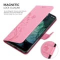Miniatyrbild 4 av 7: Nokia G11 / G21 Skal Fodral i blomdesign Mobilskydd Case Cover med magnetisk stängning, ståfunktion och kortplatser