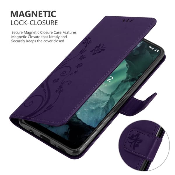 Nokia G11 / G21 Pungetui Cover Blomster ()