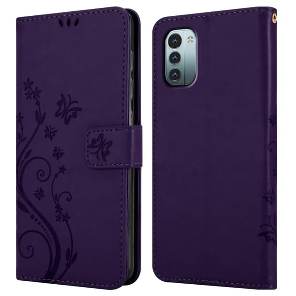 Nokia G11 / G21 Pungetui Cover Blomster ()