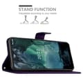 Miniatyrbild 3 av 7: Nokia G11 / G21 Skal Fodral i blomdesign Mobilskydd Case Cover med magnetisk stängning, ståfunktion och kortplatser