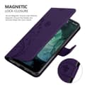 Miniatyrbild 4 av 7: Nokia G11 / G21 Skal Fodral i blomdesign Mobilskydd Case Cover med magnetisk stängning, ståfunktion och kortplatser