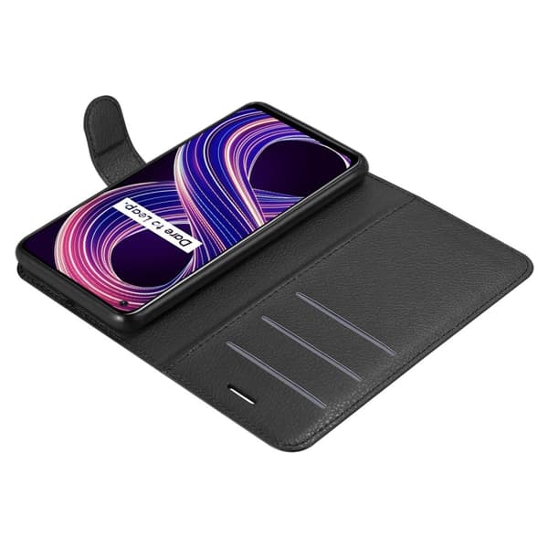 Realme 8 5G / V13 / Q3 / Q3i / Narzo 30 5G Plånboksfodral Fodral Skal Case med magnetisk stängning, ståfunktion och kortplats
