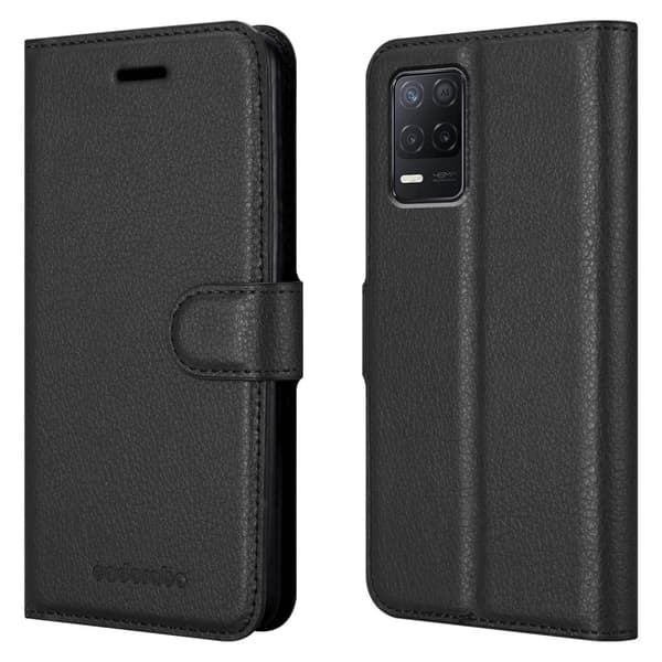 Realme 8 5G / V13 / Q3 / Q3i / Narzo 30 5G Plånboksfodral Fodral Skal Case med magnetisk stängning, ståfunktion och kortplats