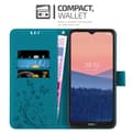 Miniatyrbillede 3 af 8: Nokia C21 Pungetui Cover Blomster ()