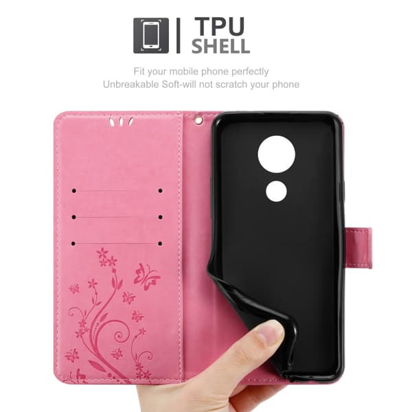 Nokia C21 Pungetui Cover Blomster ()