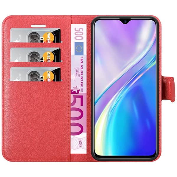 Realme X2 / XT / Oppo K5 Suojakotelo Lompakkokotelo Matkapuhelinkotelo Suojakuori jossa magneettisuljenta, jalusta-toiminto ja korttitasku