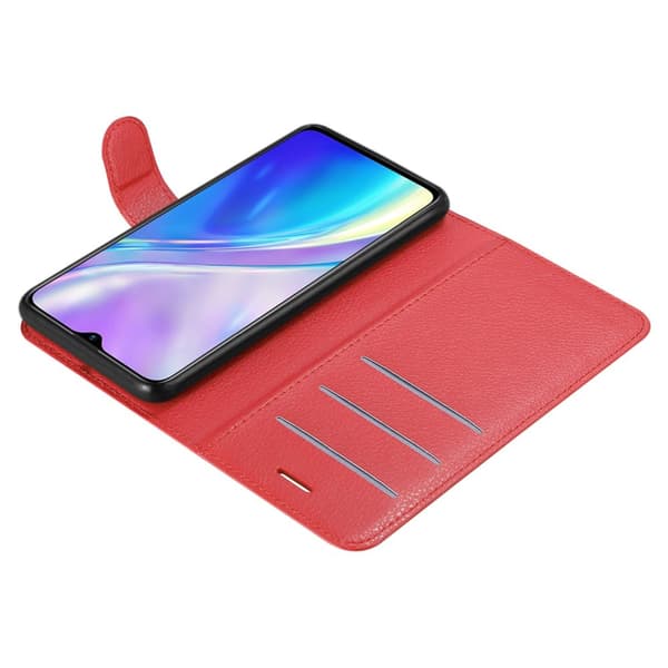 Realme X2 / XT / Oppo K5 Suojakotelo Lompakkokotelo Matkapuhelinkotelo Suojakuori jossa magneettisuljenta, jalusta-toiminto ja korttitasku