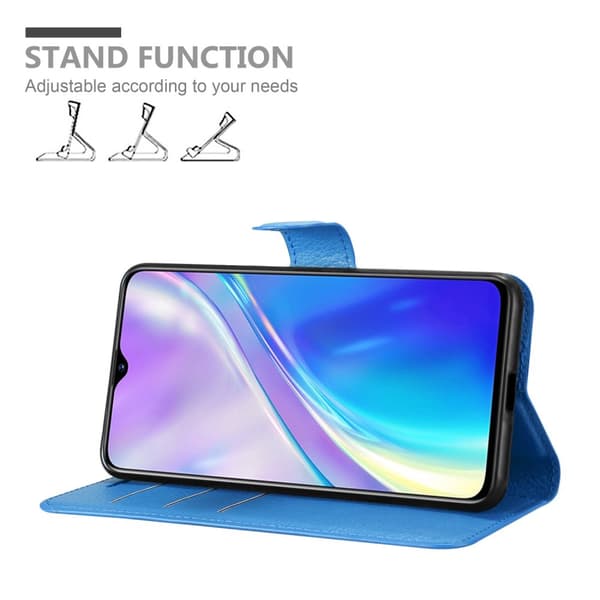 Realme X2 / XT / Oppo K5 Suojakotelo Lompakkokotelo Matkapuhelinkotelo Suojakuori jossa magneettisuljenta, jalusta-toiminto ja korttitasku