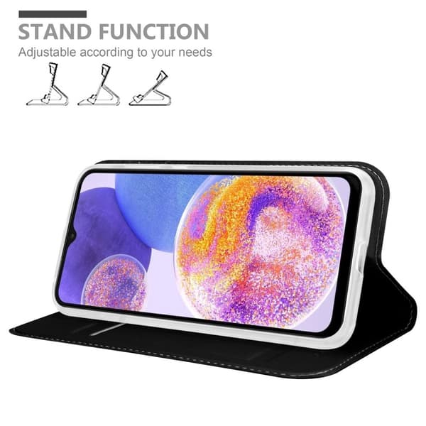 Samsung Galaxy A23 4G / 5G Suojakotelo Suojakuori Lompakkokotelo Matkapuhelinkotelo jossa magneettisuljenta, jalusta-toiminto ja korttitasku