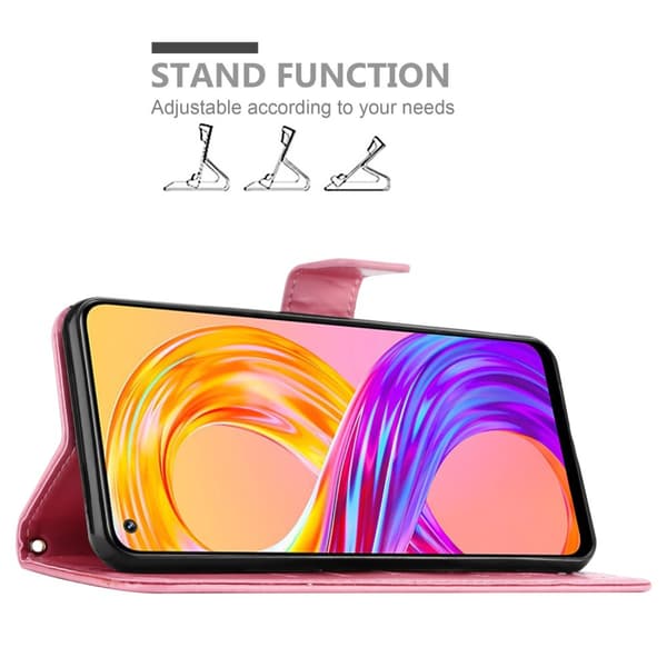 Realme 8 4G / 8 PRO Pungetui Cover Blomster ()