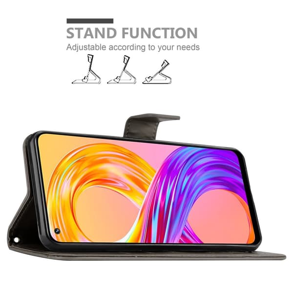 Realme 8 4G / 8 PRO Pungetui Cover Blomster ()
