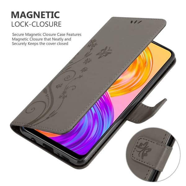 Realme 8 4G / 8 PRO Pungetui Cover Blomster ()