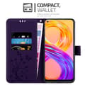 Miniatyrbild 3 av 8: Realme 8 4G / 8 PRO Skal Fodral i blomdesign Mobilskydd Case Cover med magnetisk stängning, ståfunktion och kortplatser