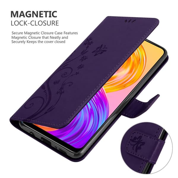 Realme 8 4G / 8 PRO Pungetui Cover Blomster ()