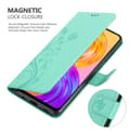 Miniatyrbild 5 av 8: Realme 8 4G / 8 PRO Skal Fodral i blomdesign Mobilskydd Case Cover med magnetisk stängning, ståfunktion och kortplatser