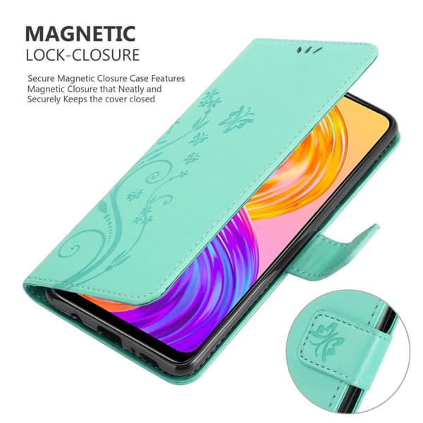 Realme 8 4G / 8 PRO Pungetui Cover Blomster ()