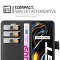 Pikkukuva 4 / 8: Realme GT / GT Neo 2T / Q3 PRO Suojakotelo Lompakkokotelo Matkapuhelinkotelo Suojakuori jossa magneettisuljenta, jalusta-toiminto ja korttitasku
