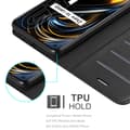 Pikkukuva 5 / 8: Realme GT / GT Neo 2T / Q3 PRO Suojakotelo Lompakkokotelo Matkapuhelinkotelo Suojakuori jossa magneettisuljenta, jalusta-toiminto ja korttitasku