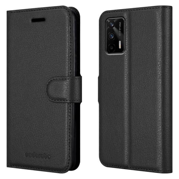 Realme GT / GT Neo 2T / Q3 PRO Suojakotelo Lompakkokotelo Matkapuhelinkotelo Suojakuori jossa magneettisuljenta, jalusta-toiminto ja korttitasku