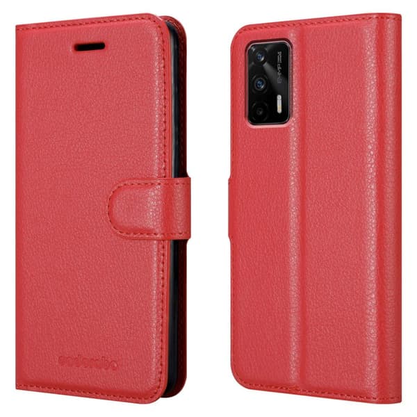 Realme GT / GT Neo 2T / Q3 PRO Suojakotelo Lompakkokotelo Matkapuhelinkotelo Suojakuori jossa magneettisuljenta, jalusta-toiminto ja korttitasku