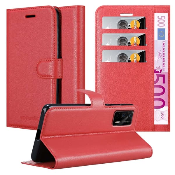 Realme GT / GT Neo 2T / Q3 PRO Suojakotelo Lompakkokotelo Matkapuhelinkotelo Suojakuori jossa magneettisuljenta, jalusta-toiminto ja korttitasku