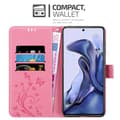 Miniatyrbillede 3 af 8: Xiaomi 11T / 11T PRO Pungetui Cover Blomster ()