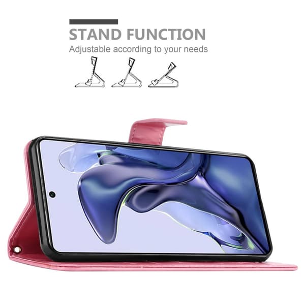 Xiaomi 11T / 11T PRO Pungetui Cover Blomster ()