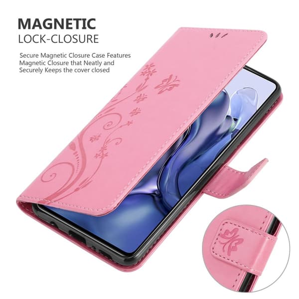 Xiaomi 11T / 11T PRO Pungetui Cover Blomster ()