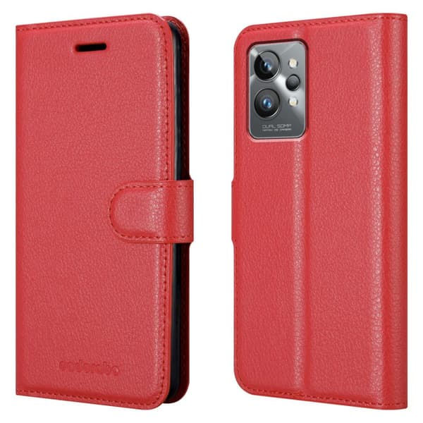 Realme GT 2 PRO Suojakotelo Lompakkokotelo Matkapuhelinkotelo Suojakuori jossa magneettisuljenta, jalusta-toiminto ja korttitasku
