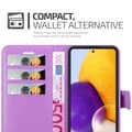 Miniatyrbilde 3 av 7: Deksel til Samsung Galaxy A73 5G Lommebokdeksel med magnetisk lukking, stativfunksjon og kortlomme