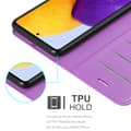 Miniatyrbilde 4 av 7: Deksel til Samsung Galaxy A73 5G Lommebokdeksel med magnetisk lukking, stativfunksjon og kortlomme