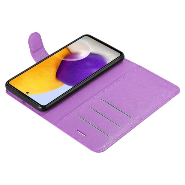 Deksel til Samsung Galaxy A73 5G Lommebokdeksel med magnetisk lukking, stativfunksjon og kortlomme