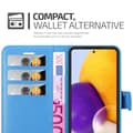 Miniatyrbilde 3 av 7: Deksel til Samsung Galaxy A73 5G Lommebokdeksel med magnetisk lukking, stativfunksjon og kortlomme